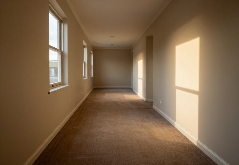 Dry, restored living room in Lugarno after flood cleanup